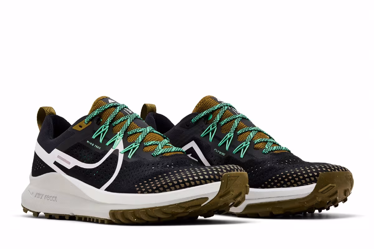 Nike React Pegasus Trail 4 Black Olive Flak, view 9