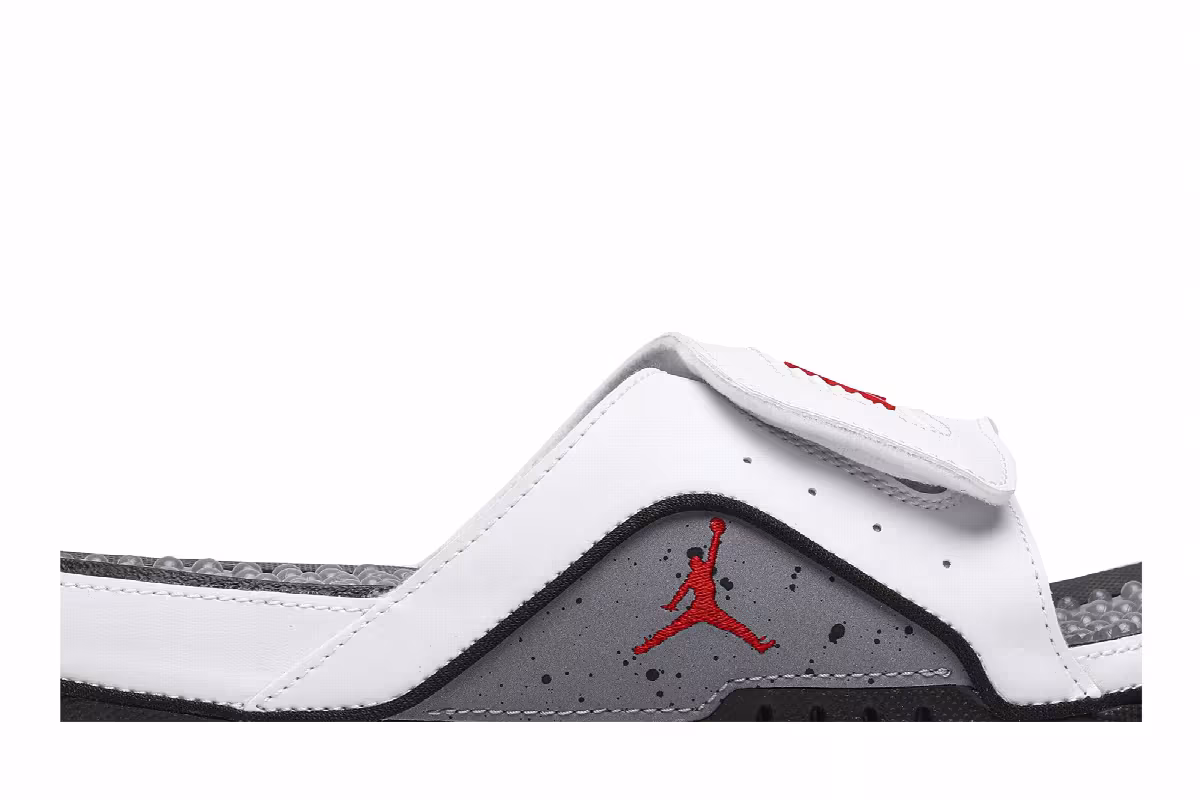 Air Jordan Hydro 4 Slide White Cement, view 3