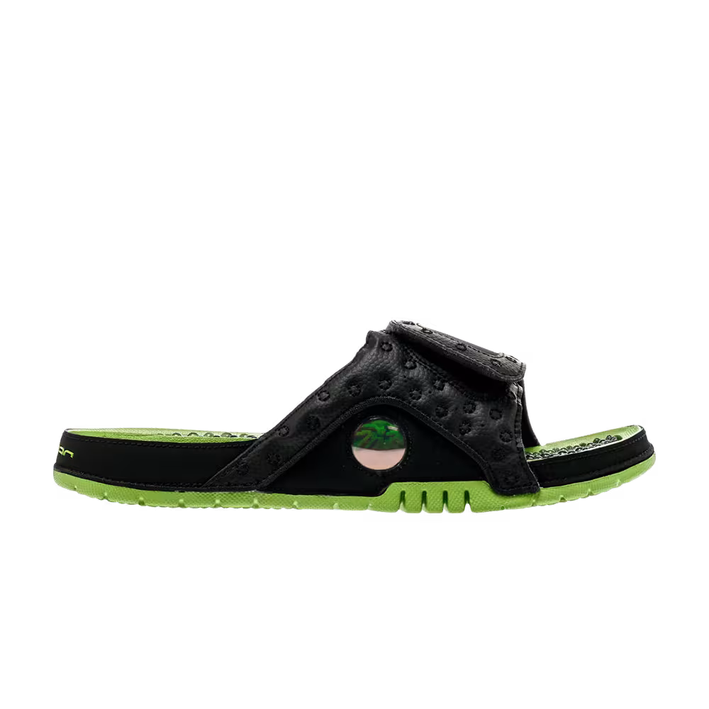 Air Jordan Hydro 13 Slide Black Green