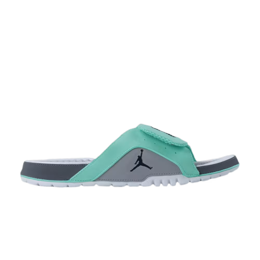 Air Jordan Hydro 4 Slide Green Glow