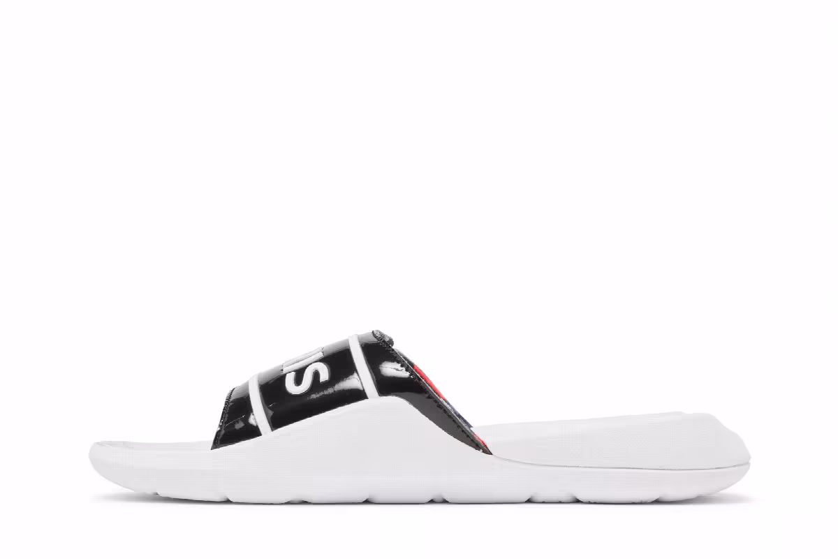 Paris Saint-Germain x Air Jordan Jordan Hydro Slide 7 V2 White Black, view 4