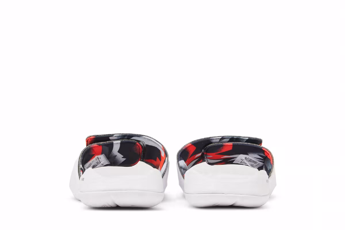 Paris Saint-Germain x Air Jordan Jordan Hydro Slide 7 V2 White Black, view 7