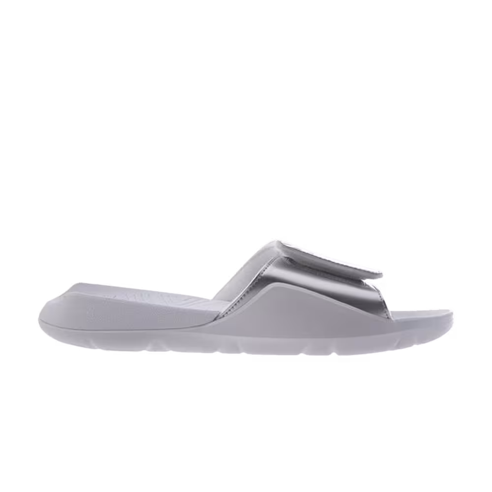 Air Jordan Hydro 7 White Silver