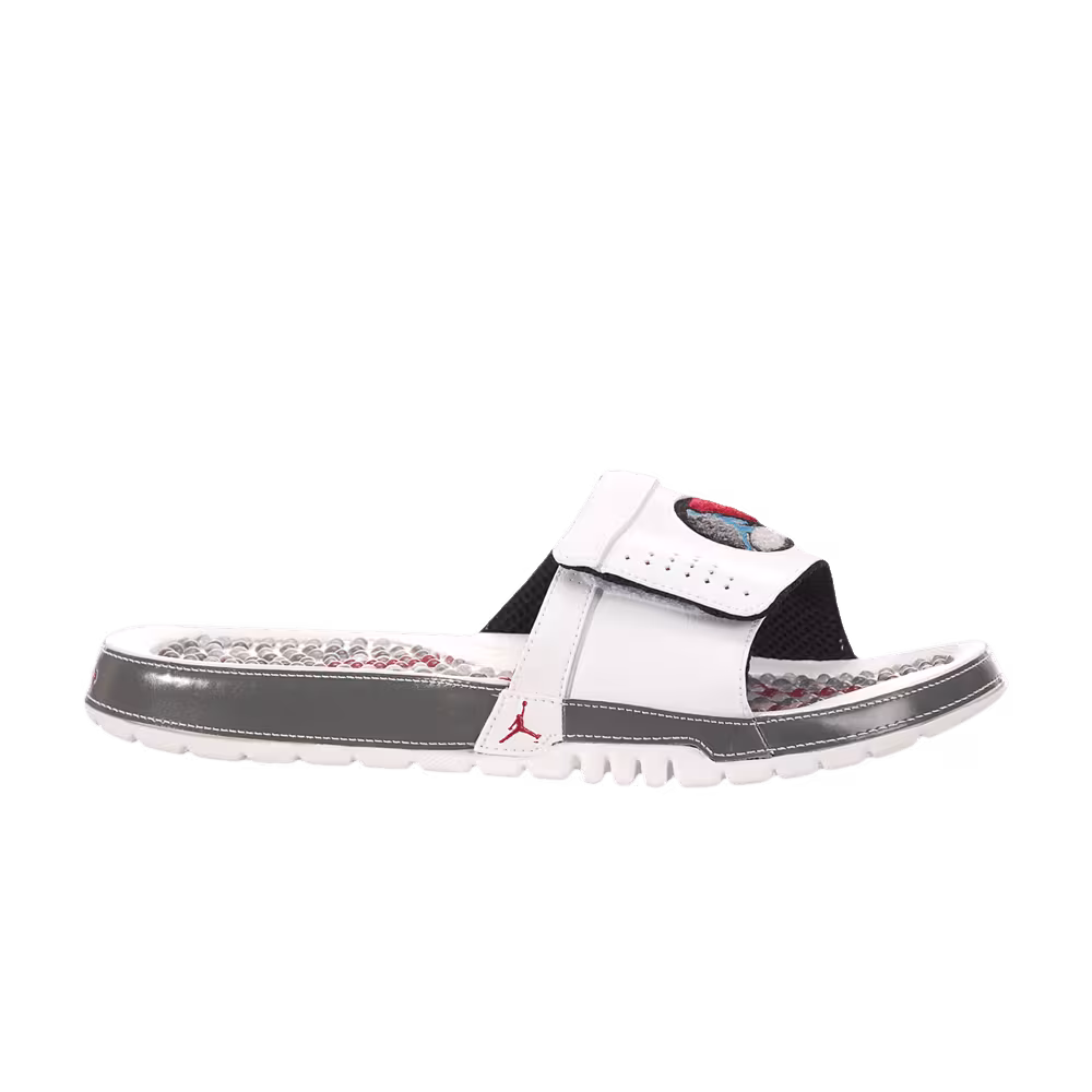 Air Jordan Hydro 8 Premier Slide White Varsity Red