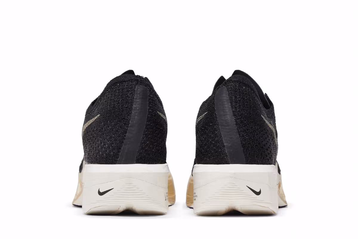 Nike ZoomX VaporFly Next% 3 Black Metallic Gold Grain, view 7