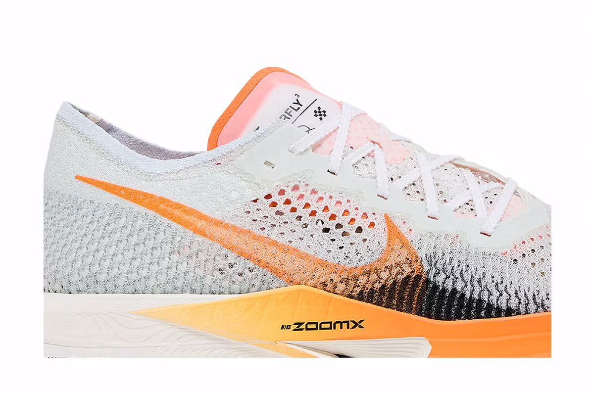 Nike ZoomX VaporFly Next% 3 Sea Glass Bright Mandarin, view 3