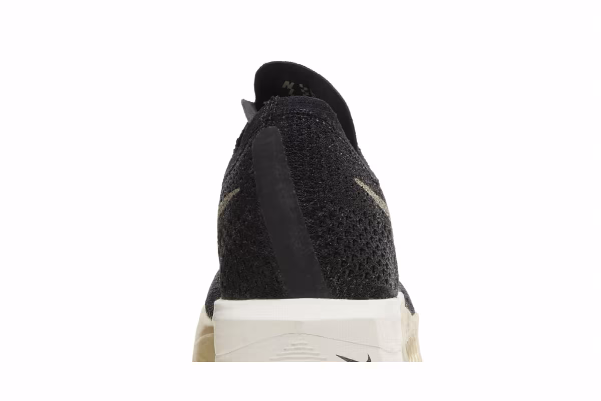 Nike Women's ZoomX VaporFly Next% 3 Black Metallic Gold Grain, view 8