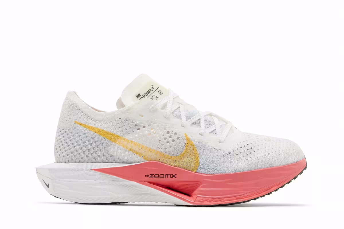 Nike Women's ZoomX VaporFly Next% 3 White Sea Coral, view 2