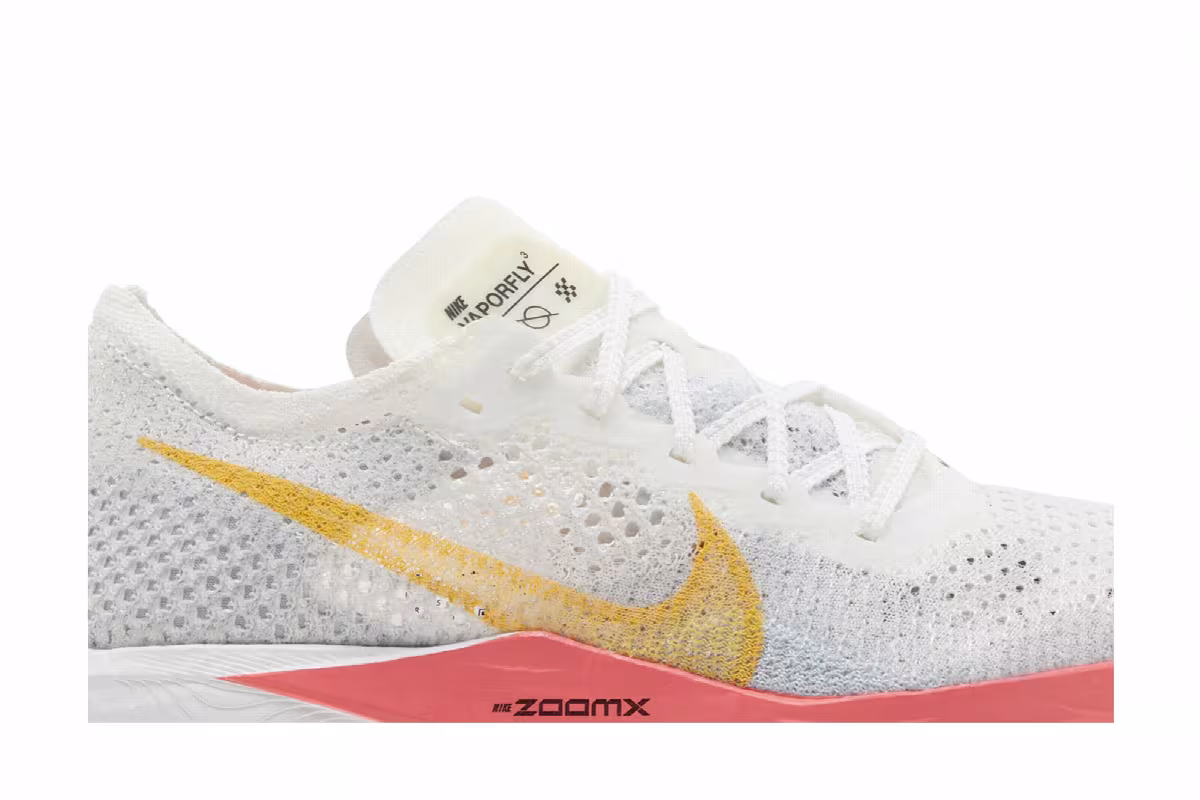 Nike Women's ZoomX VaporFly Next% 3 White Sea Coral, view 3