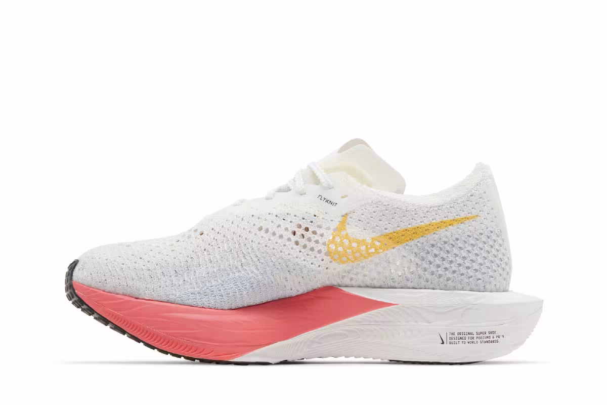 Nike Women's ZoomX VaporFly Next% 3 White Sea Coral, view 4
