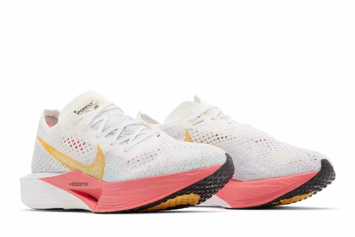 Nike Women's ZoomX VaporFly Next% 3 White Sea Coral, view 9