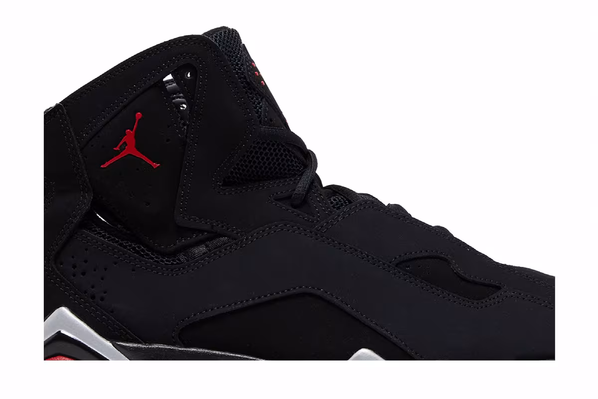 Air Jordan True Flight Black Gym Red, view 3