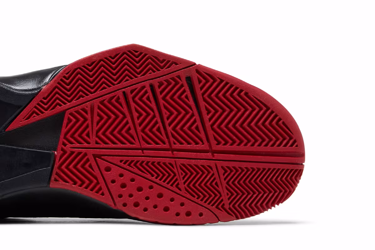 Air Jordan True Flight Black Gym Red, view 6