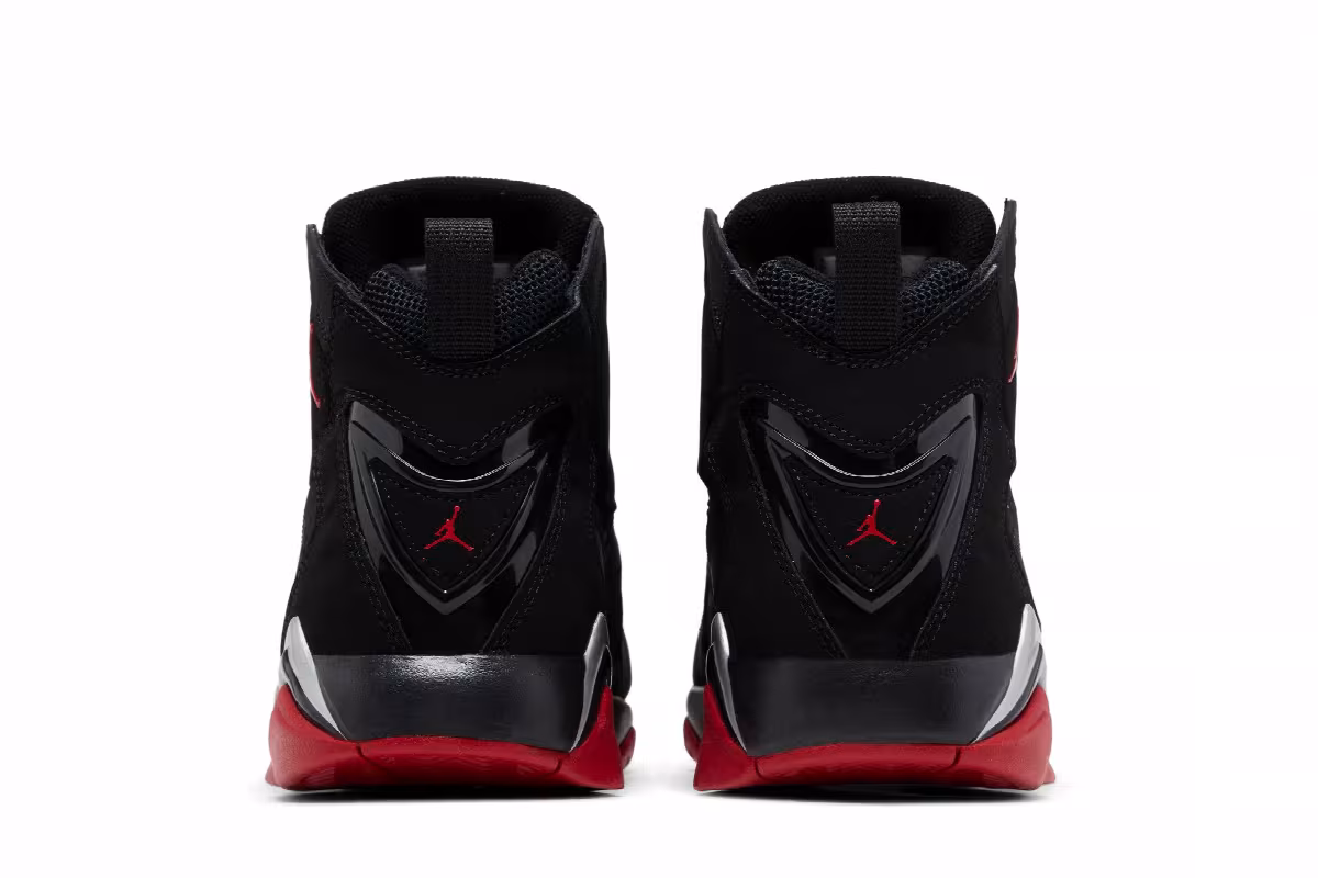 Air Jordan True Flight Black Gym Red, view 7