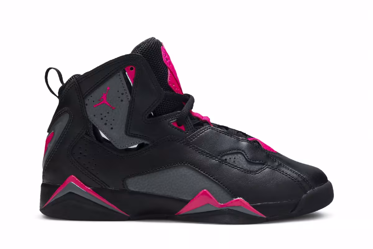 Air Jordan True Flight GS Grey Pink, view 2
