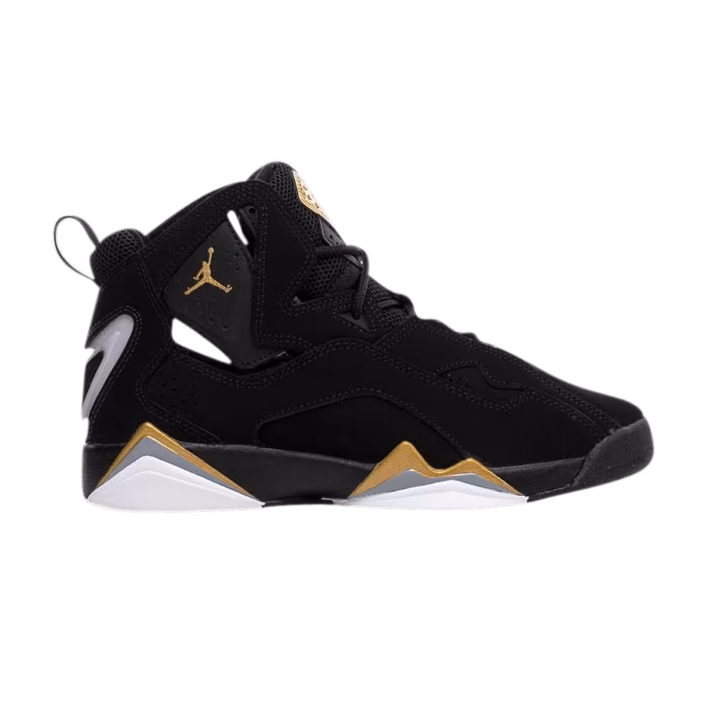 Air Jordan True Flight GS Black Metallic Gold