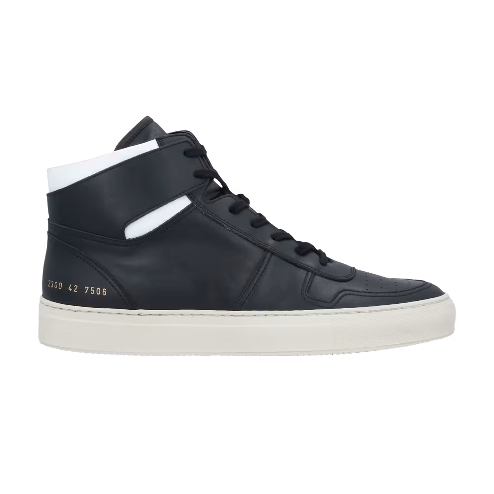 Common Projects BBall High Black White