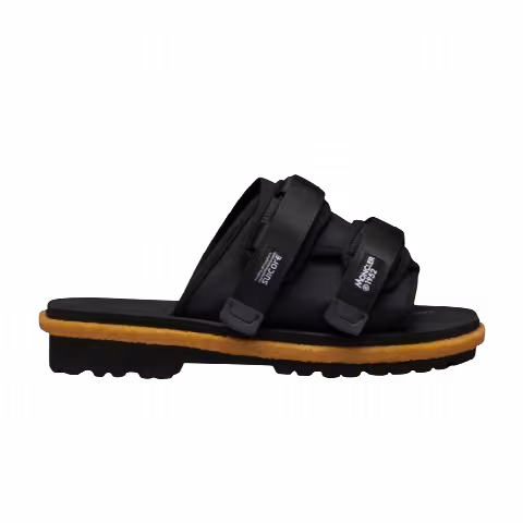 Suicoke x Moncler Moto Mountain Nylon Slip-On Sandal '2 Moncler 1952 - Black'