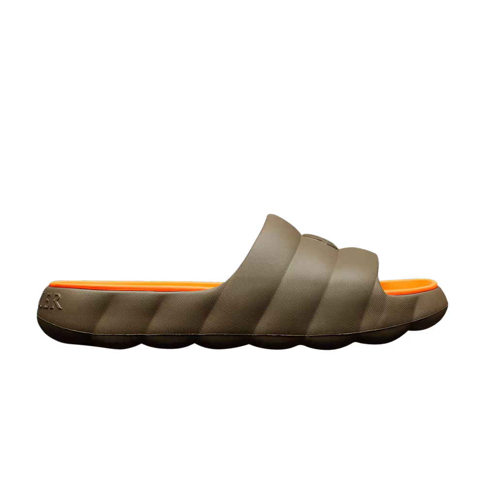 Moncler Lilo Slide Orange Green