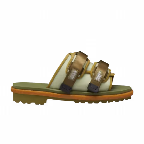 Suicoke x Moncler Moto Mountain Nylon Slip-On Sandal '2 Moncler 1952 - Sage Green'