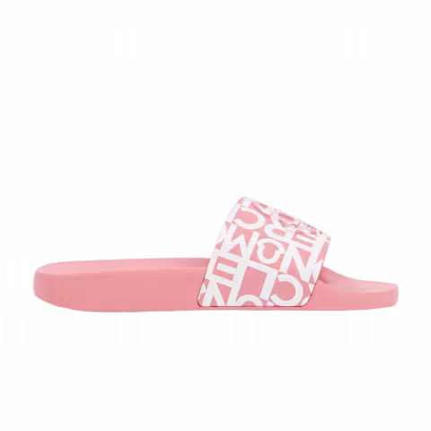 Moncler Slide 'Allover Logo - Pink'