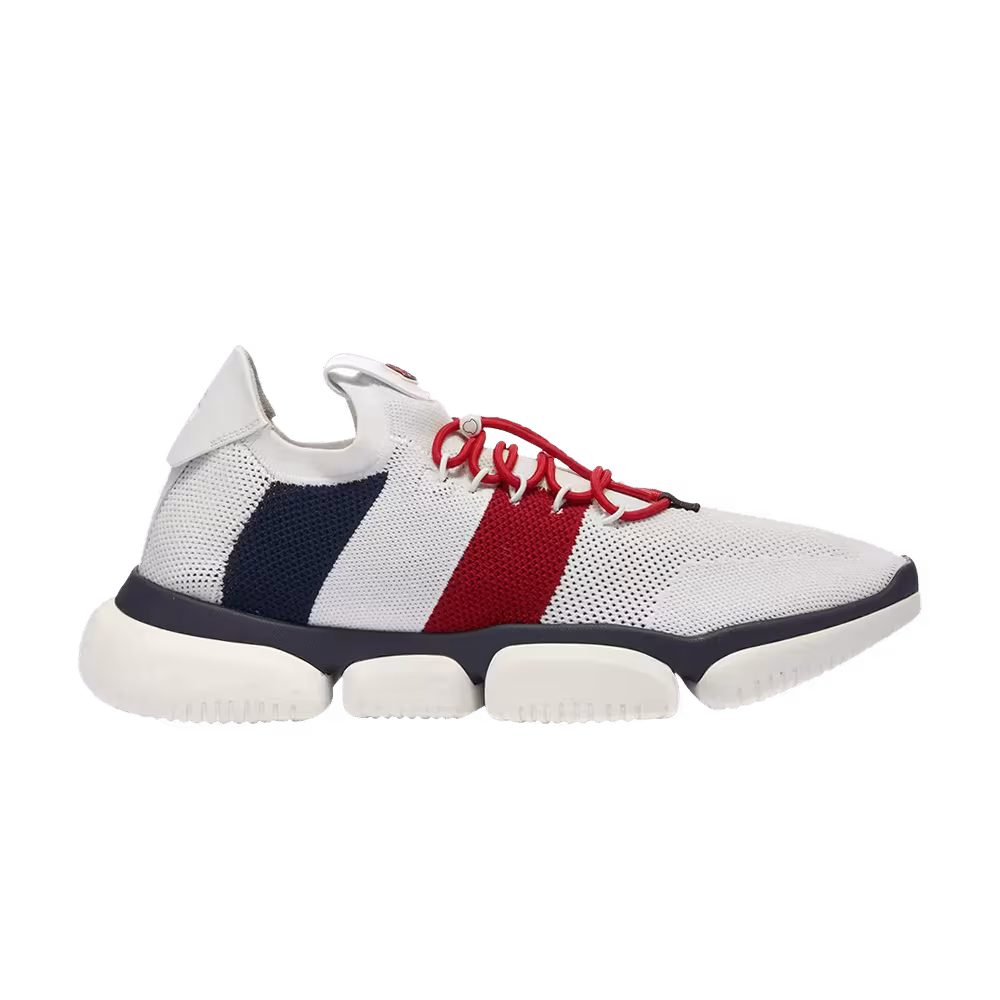 Moncler Bubble Sneaker White Red Blue