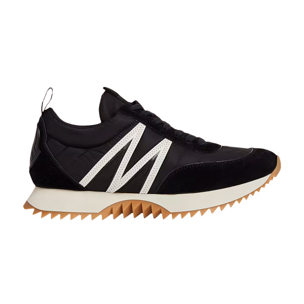 Moncler Women's Pacey Trainer Black White Gum