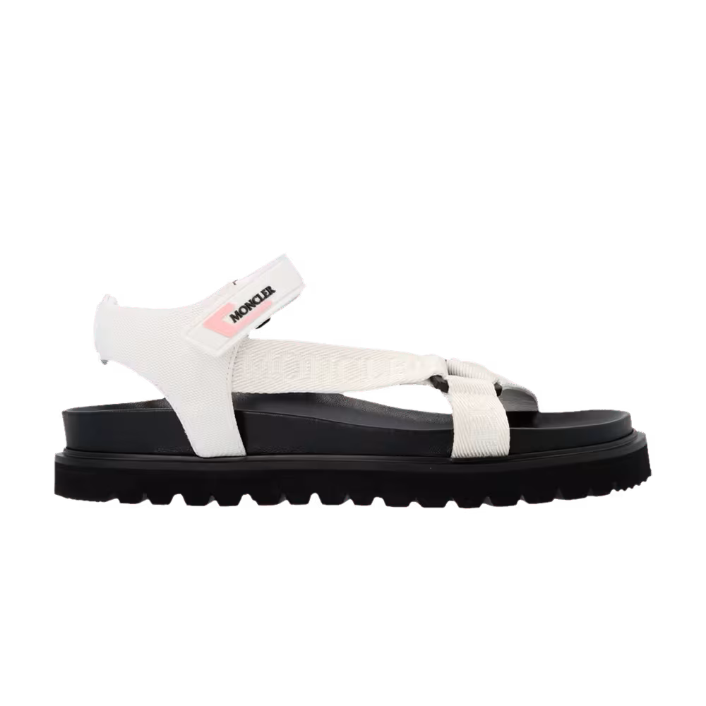 Moncler Women's Flavia Sandal White Black