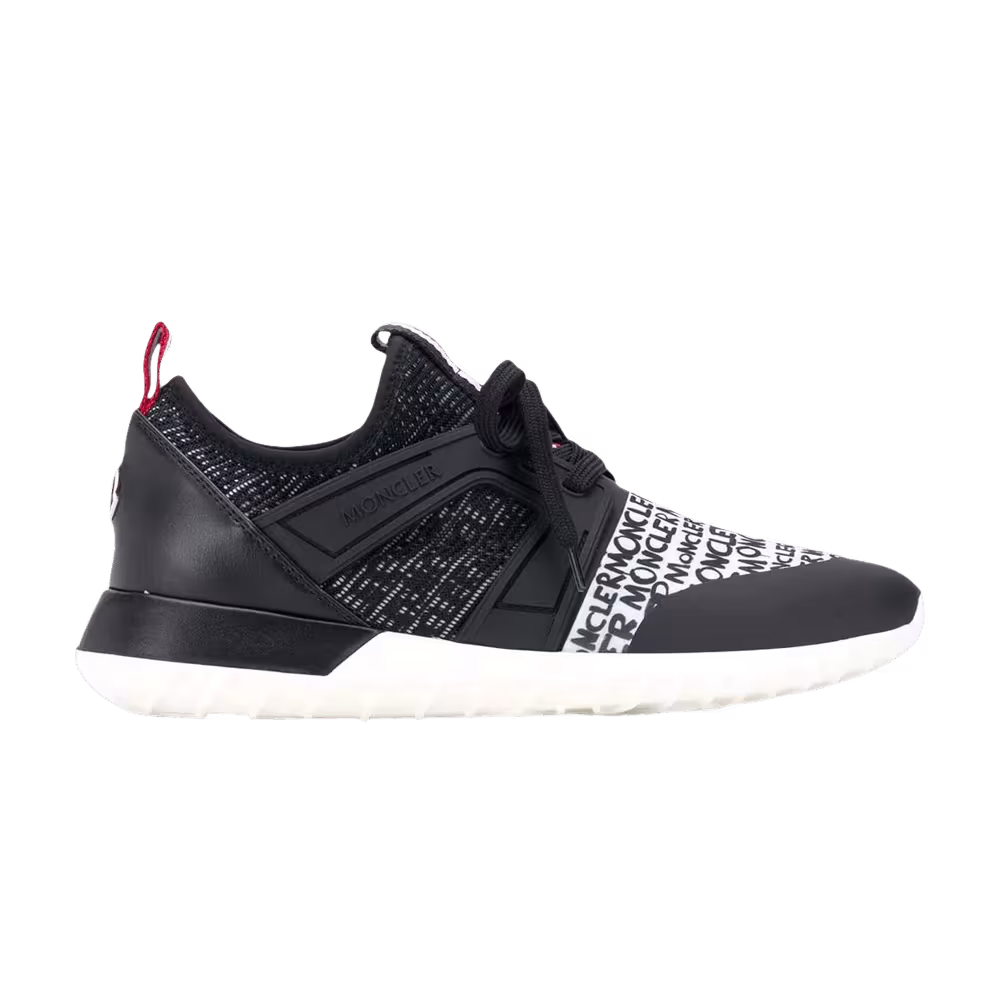 Moncler Women's Meline Logo Print - Black White