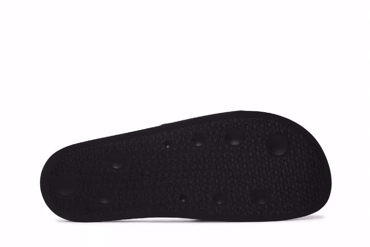 Palm Angels Logo Slide Black White, view 5