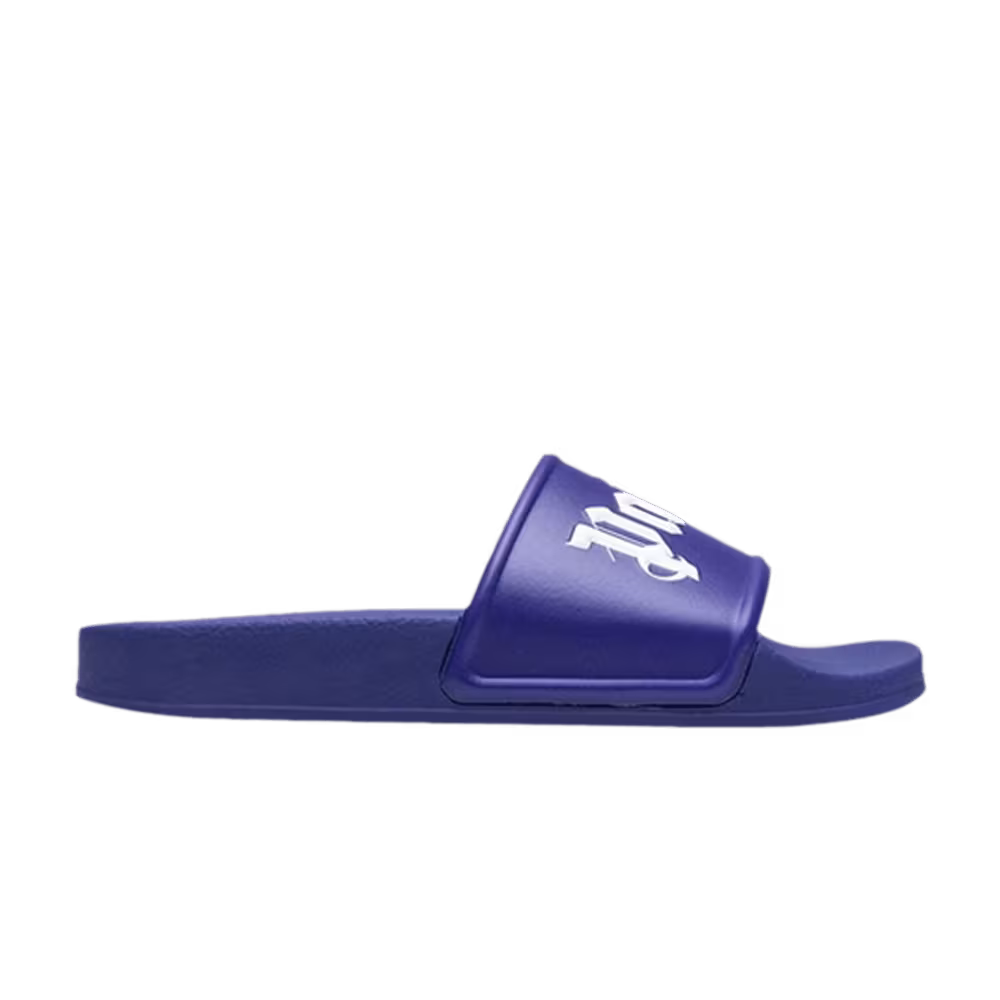 Palm Angels Logo Slide Dark Blue