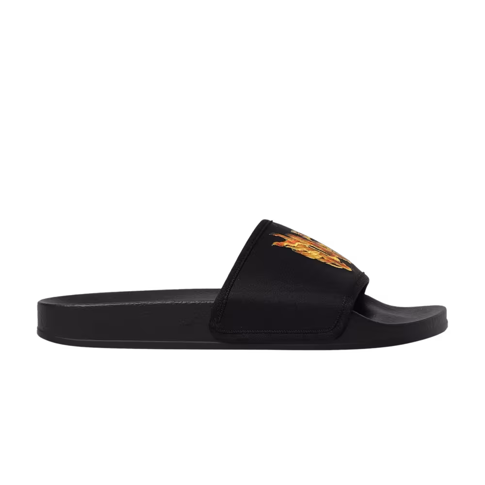 Palm Angels Pool Slider Flame Monogram