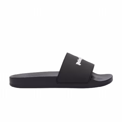 Palm Angels Classic Logo Sliders 'Black White'