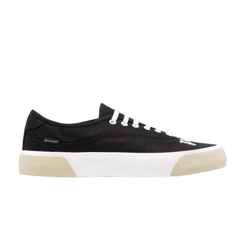 Palm Angels Logo Skaters Low Black White