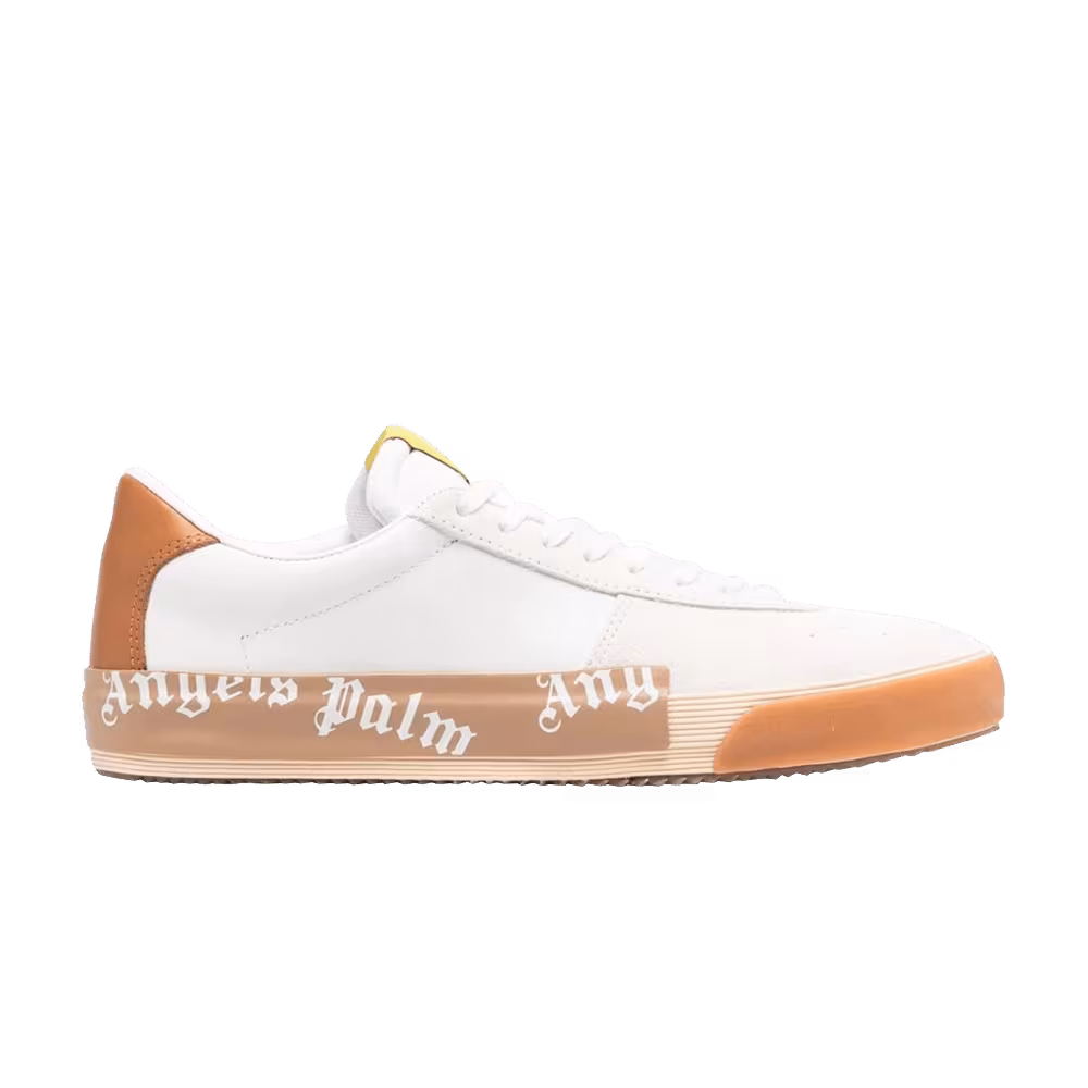 Palm Angels Vulcanized Low Logo - White Beige