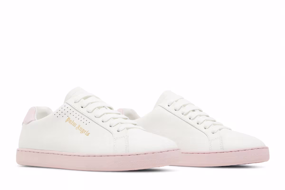 Palm Angels Women's New Tennis White Pink, view 9