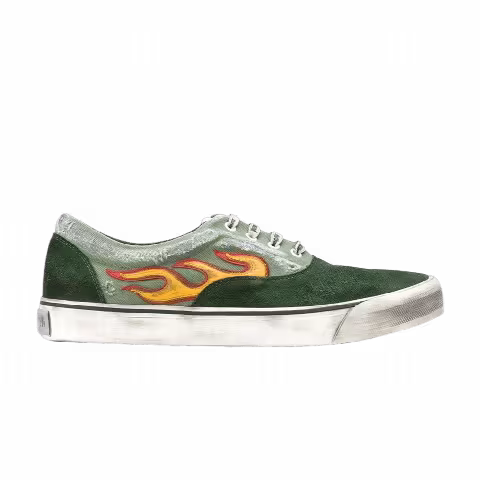 Palm Angels Distressed Low 'Flame - Green'