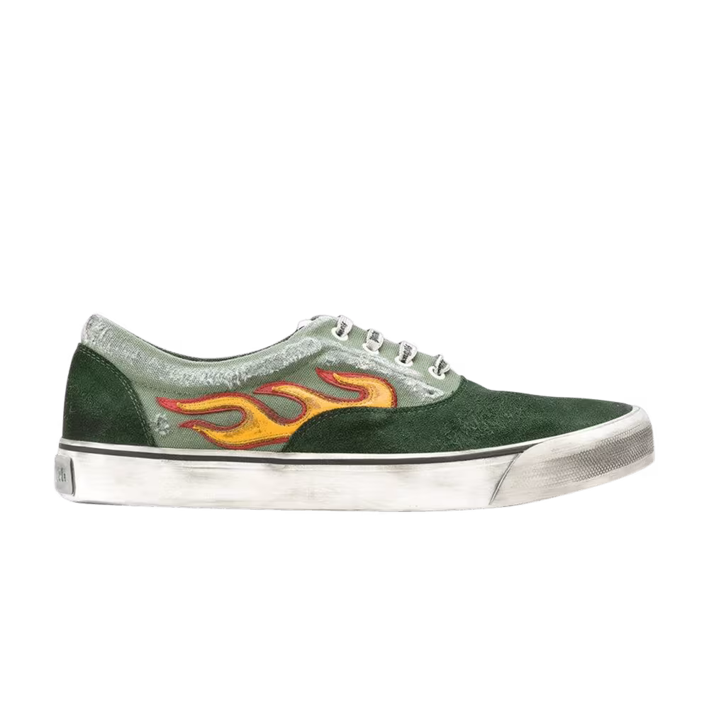 Palm Angels Distressed Low Flame - Green