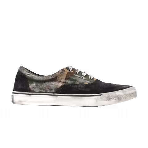 Palm Angels Distressed Low 'Black Camo'