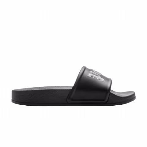 Palm Angels Classic Logo Pool Slider Kids 'Black White'
