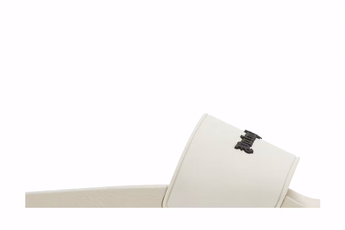 Palm Angels Women's Slide Logo - Light Beige, view 3
