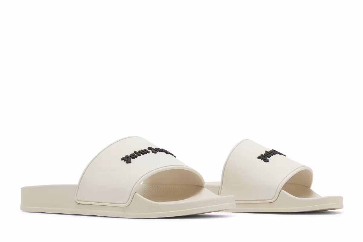 Palm Angels Women's Slide Logo - Light Beige, view 9