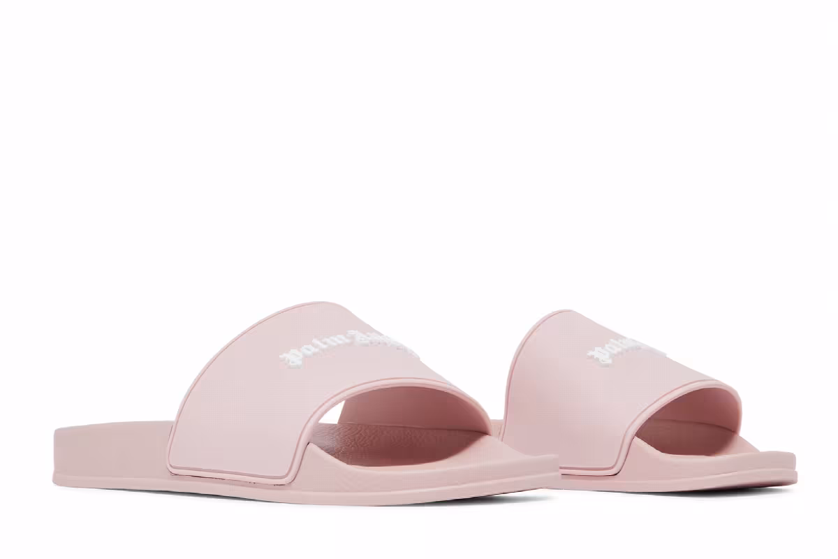 Palm Angels Women's Pool Slider Essential Logo - Pink, view 9