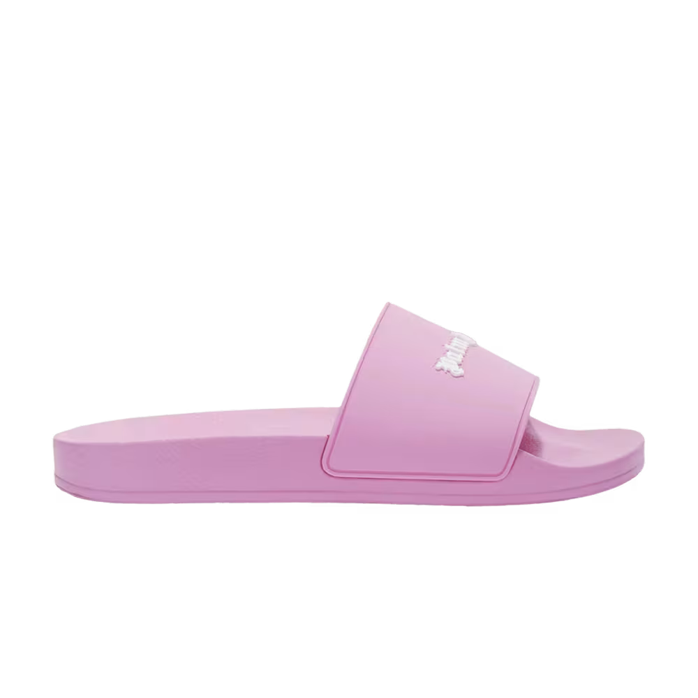 Palm Angels Women's Pool Slider Essential Logo - Fuchsia Fluo
