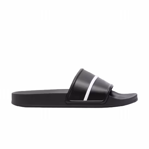 Palm Angels Track Pool Slider 'Black White'
