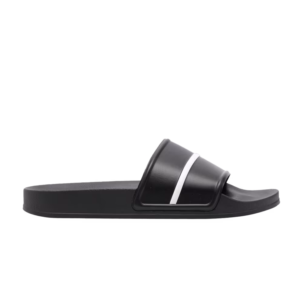 Palm Angels Track Pool Slider Black White