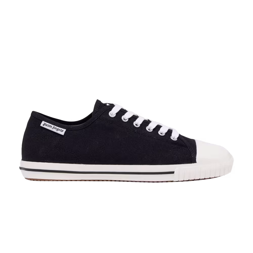 Palm Angels Women's Square Vulcanized Low Black White