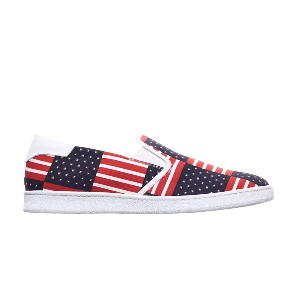 Palm Angels Slip-On All Over Flag