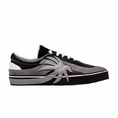 Palm Angels Vulcanized Low 'Palm Tree - Black Silver'