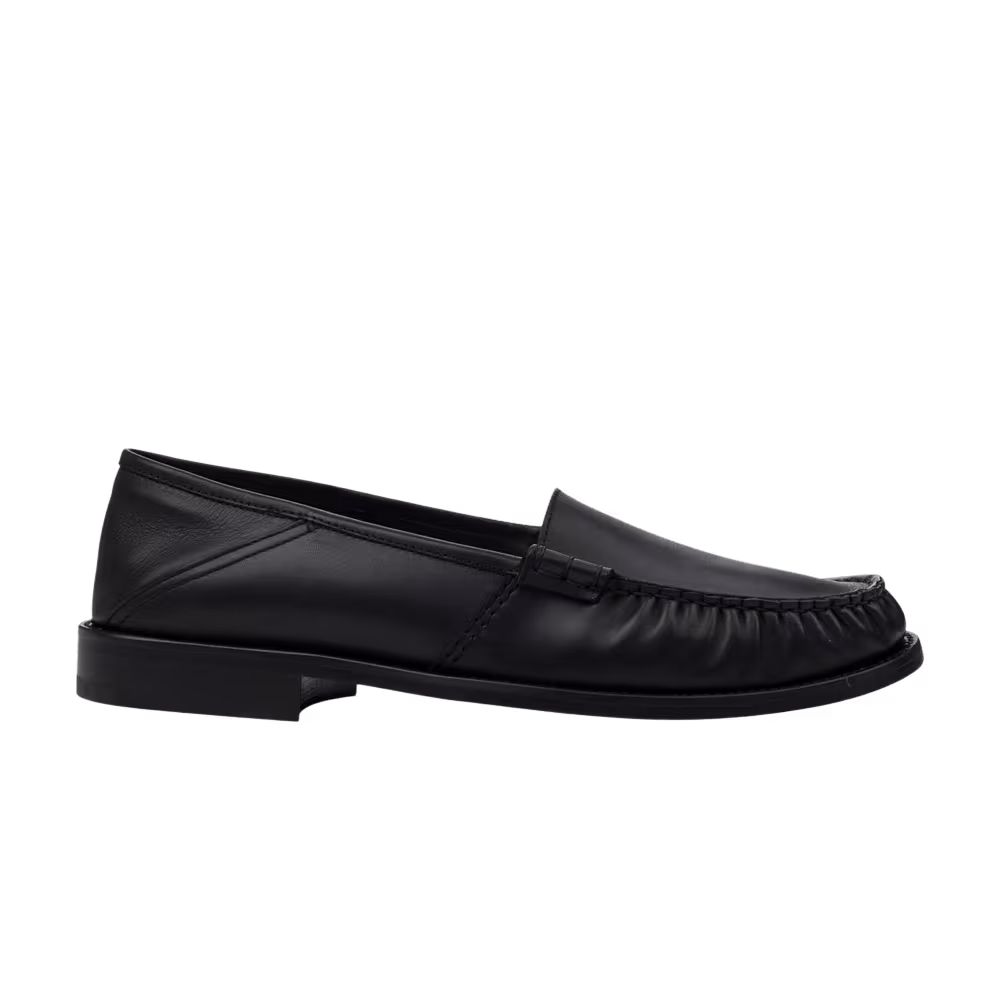 Rhude Gathered Slip On Loafer Black